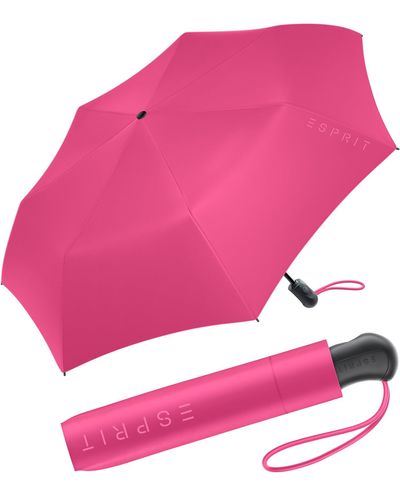 Esprit Parapluie de poche Easymatic Light à ouverture et fermeture automatique FJ 2022 - Rose