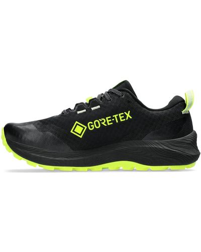 Asics Gel Trabuco 12 Gtx S Trail Running Shoes Road Black/yellow 10