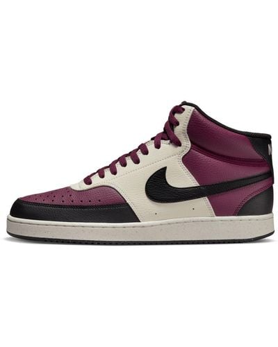 Nike Court Vision Mid Next Nature Schoenen - Paars
