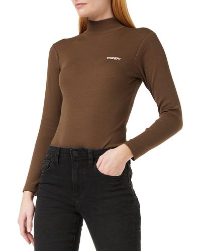 Wrangler Bodysuit Shirt - Brown