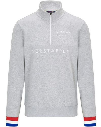 PUMA Official Formula 1 Merchandise - Max Verstappen Zip Sweatshirt - - Grey
