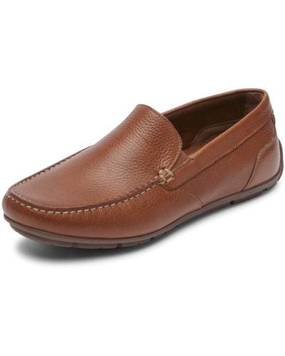 Rockport Warner Loafer Shoes - Brown