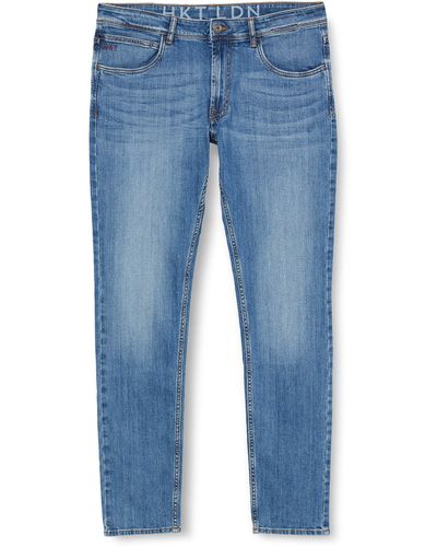 Hackett Hkt By Hackett Hkt Core Lt Wsh Denim Slim Jeans - Blue