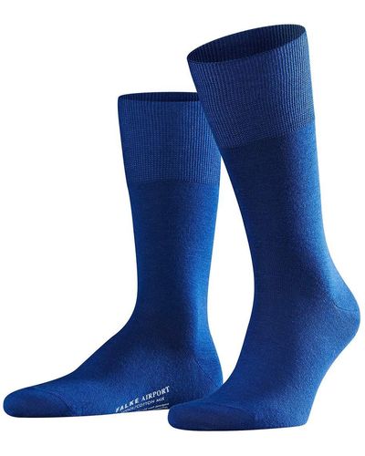 FALKE Socken Airport 7er Pack Königsblau I 47-48