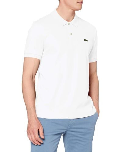 Lacoste Short Sleeved Slim Fit Polo Ph4012 - Bianco