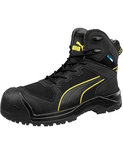 PUMA S Rock Hd Heavy Duty Black Robust Nylon Composite Work Safety Boots