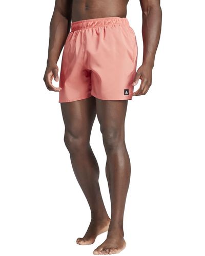 adidas Solid CLX Swimshorts Badeshorts Badehosen - Pink