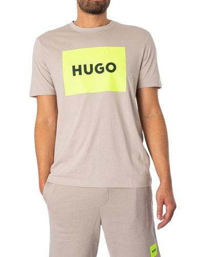 HUGO Dulive222 T-shirt - Yellow