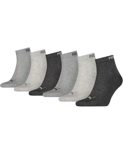 PUMA Quarter Clyde Sport Socken 35-38 39-42 43-46 47-49 Schwarz Weiß Grau Blau