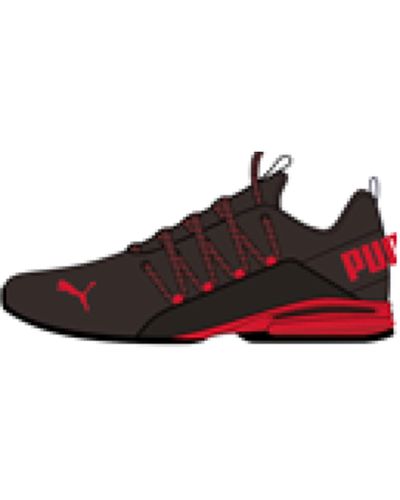 PUMA Axelion Block Running Shoes in Black for Men | Lyst UK