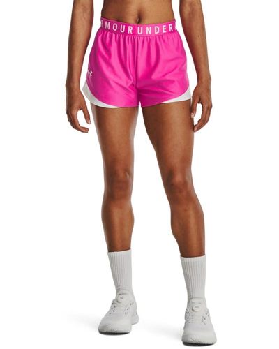Under Armour Play Up 3.0 Shorts - Pink