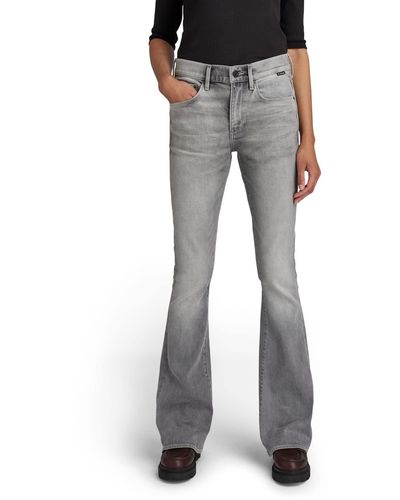 G-Star RAW 3301 Flare Jeans - Grijs