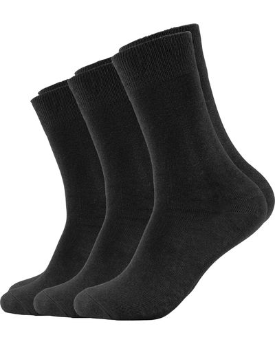 S.oliver Socken 3 Paar schwarz Größe 35-38