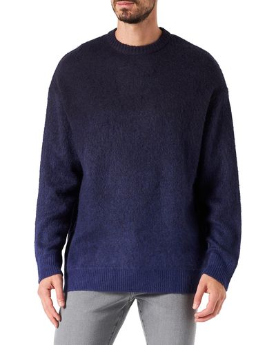 Wrangler Ombre Knit Maglione - Blu