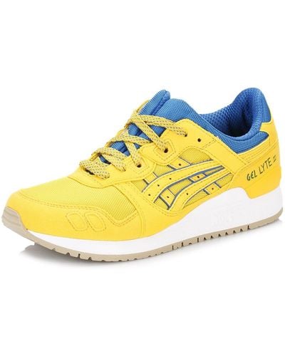 Asics Gel-lyte Iii S Running Trainers H6x1n Trainers Shoes - Yellow