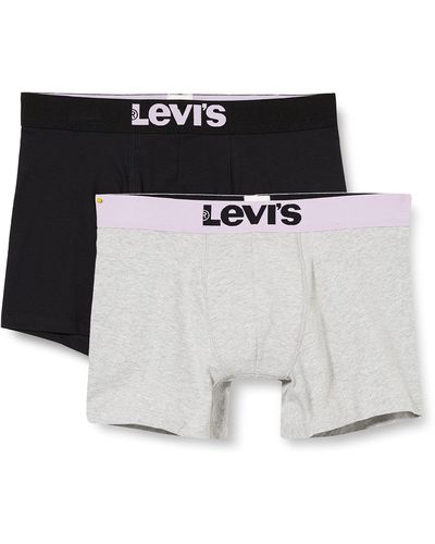Levi's Solid Basic Boxer Shorts - Multicolour