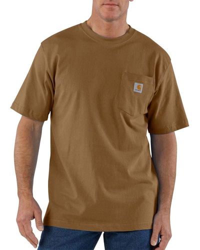 Carhartt T-Shirt mit lockerer Passform - Braun