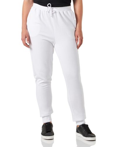 Fila Saluggia Vita Alta Pantaloni Eleganti da Uomo - Bianco