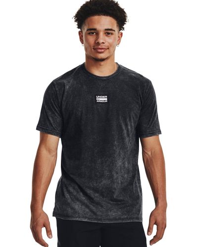 Under Armour Elevated Core Wash Short Sleeve in White for Men | Lyst UK