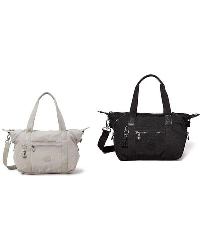 Kipling ART, Tote Bag, Donna, Grigio, Taglia unica ART MINI, Borse a Tracolla, Donna, Nero Noir, Taglia unica - Bianco