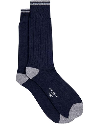 Hackett Indoor Supersoft Socks - Blue