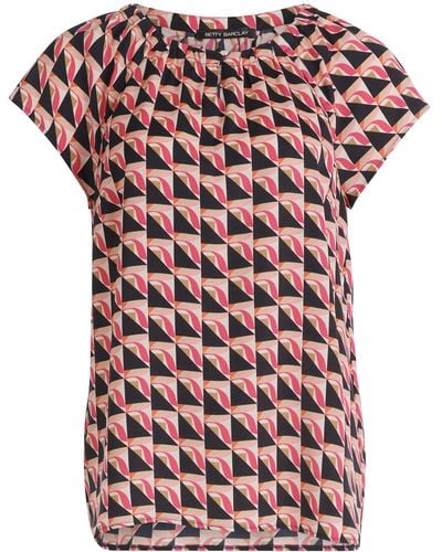 Betty Barclay Casual-Bluse mit Muster Pink/Dark Blue,40