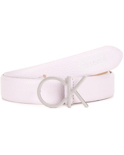 Calvin Klein Cintura in pelle - Rosa