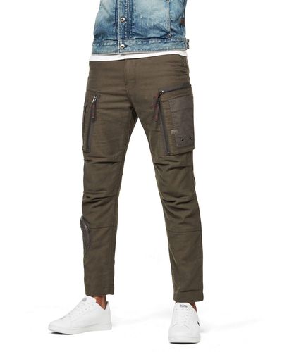 G-Star RAW Arris Straight Tapered Casual Pants Voor - Grijs