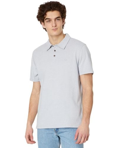 Quiksilver Sunset Cruise Collared Polo Shirt - White