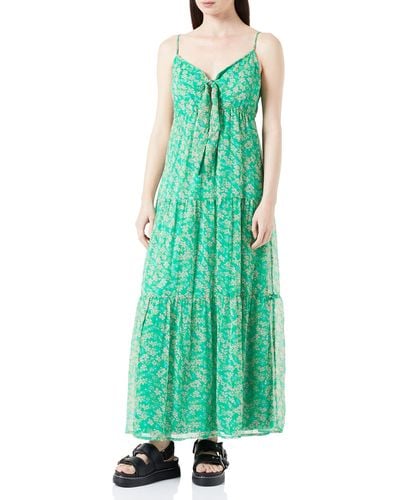 Vero Moda Vmsmilla Singlet Ankle Dress Wvn Ga Summer - Green