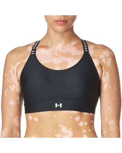 Under Armour Infinity Mid Covered Sports Bra - Black