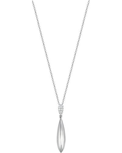 Esprit Ohrhänger Diadem 925 Silber rhodiniert Zirkonia weiß Rundschliff 1.5 cm - Mettallic