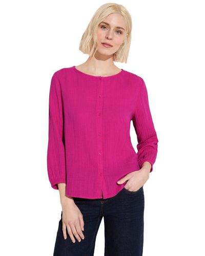 Street One A344488 Musselin Bluse - Pink