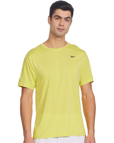 Reebok Shirt - Aw20 - Small - Yellow