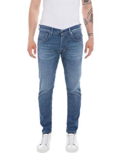 Replay Jeans Willbi Regular-Fit X-Lite Plus mit Stretch - Blau