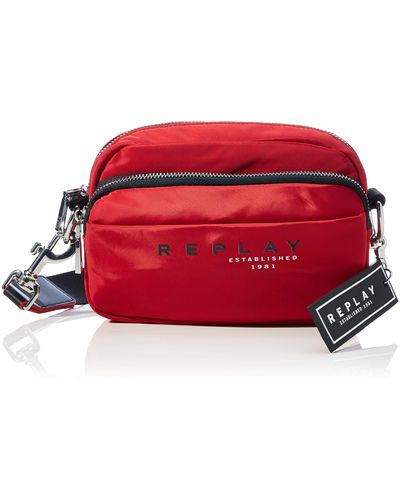 Replay , Sac FW3978.000.A0434 femme, 260 Blood Red, Unic - Rouge