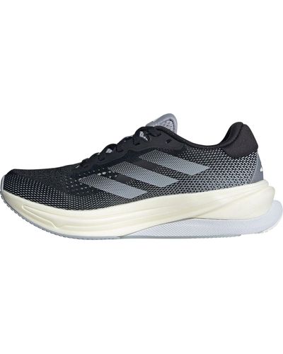 adidas Supernova Solution S Running Shoes Road Black/silver 6 - Blue