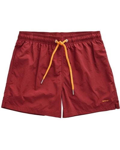 GANT Swim Shorts Trunks - Red