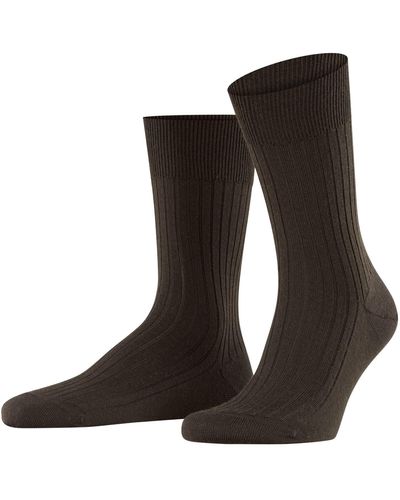 FALKE Socken Bristol Pure M SO Wolle einfarbig 1 Paar - Braun