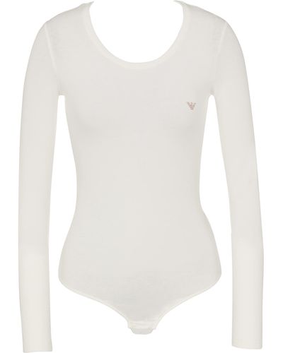 Emporio Armani Underwear Essential Studs Logo Body - Weiß
