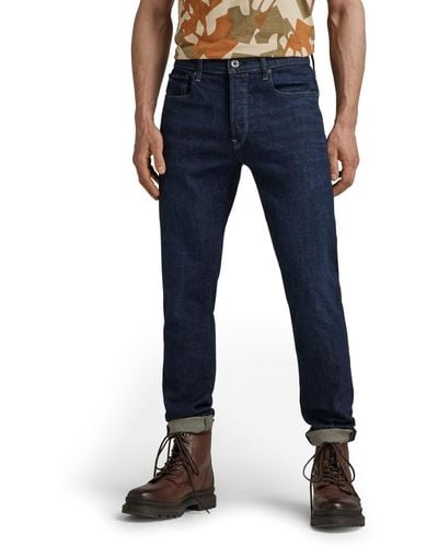 G-Star RAW Jeans 3301 Slim para Hombre - Azul