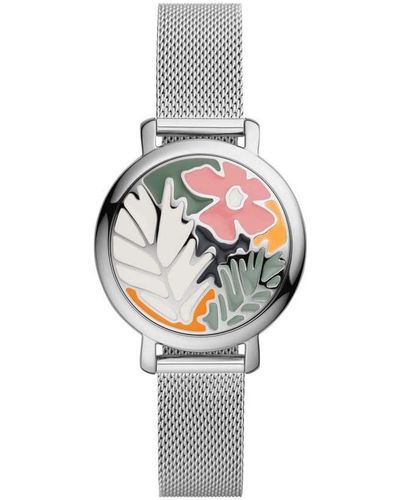 Fossil Jacqueline Analogue Quartz Watch With Silver Colour - Metallic