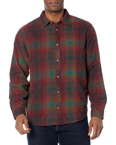 Billabong Classic Long Sleeve Flannel - Red