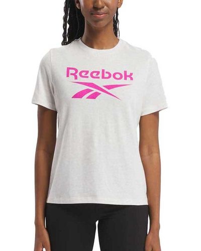 Reebok S Id Big Logo T-shirt - White