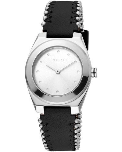 Esprit Vrouwen Spot Parels Mode Quartz Horloge - Zwart