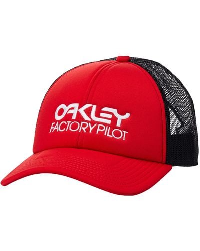 Oakley Factory Pilot Trucker Hat - Rosso
