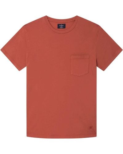 Hackett Gmt Dye Tee T-shirt - Orange