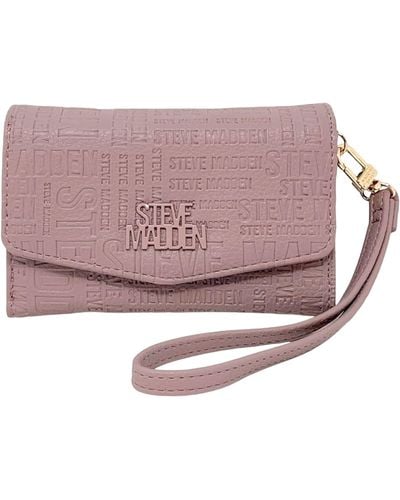 Steve Madden Bbrett Wallet Wristlet - Purple