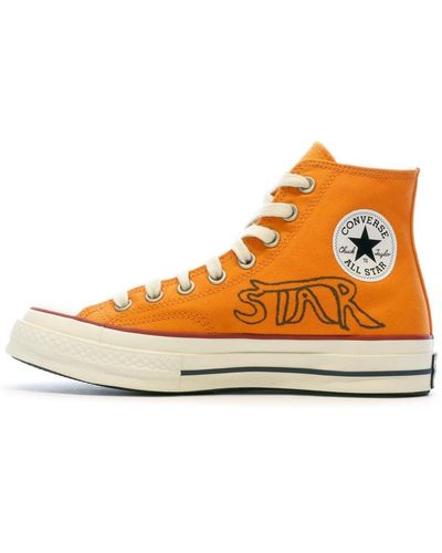 Chaussures Orange Converse pour femme | Lyst