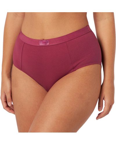 Benetton Coulotte 33q61s00s Hipster Knickers - Red